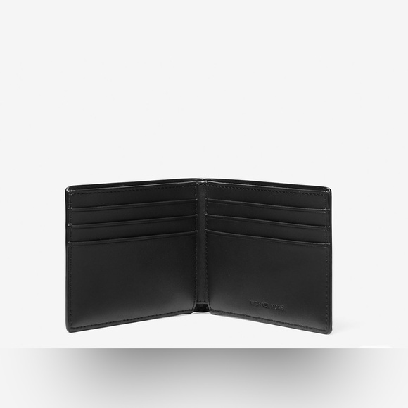 Michael Kors Black Logo Wallet & Keychain Set - Picture 3 of 5